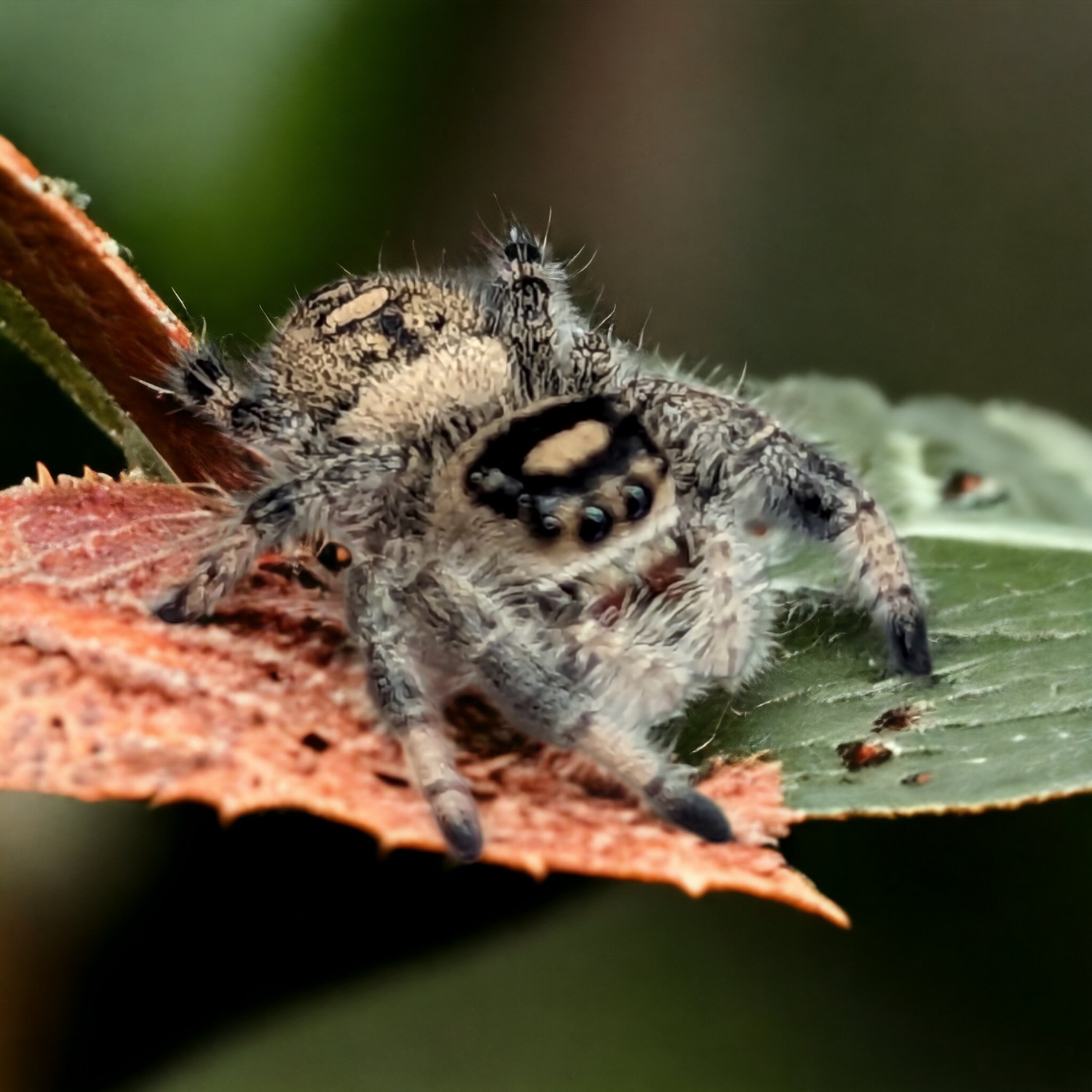 I8 Peach Female Regal Jumping Spider True Spider by The Spoodiverse