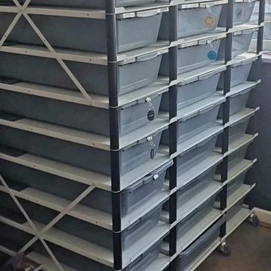 Lp Snake Rack 30 Tubs ( 40/70/40 ) Ball Python - unknown for sale from Stu's-ball-pythons